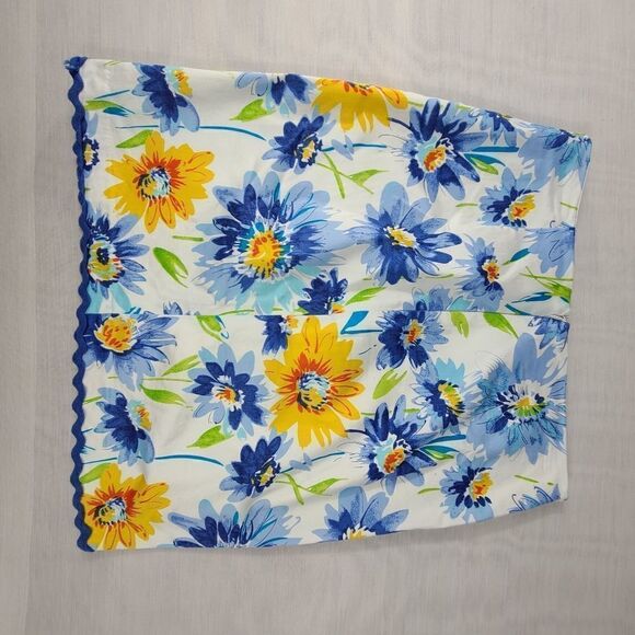 Patrick Christopher Vintage White  Floral Skirt - Picture 6 of 10